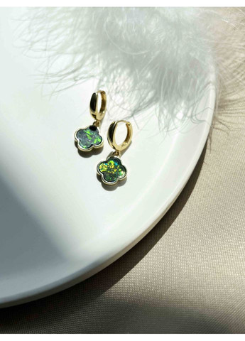 Серьги зеленые 5401 LeBijou (367580685)