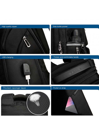 Рюкзак () 17" с USB Bange BGS7309 Black (366288910)