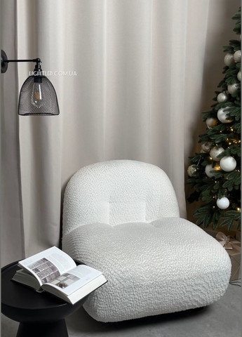 Чорне бра лофт з сітчастим плафоном (07-W144-1 BK) No Brand (370071779)