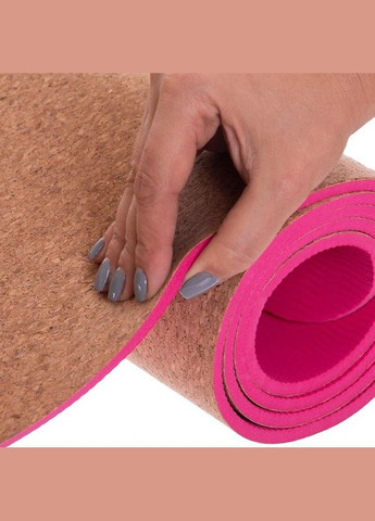 Коврик для йоги пробковый каучуковый FI-2433 SP-Sport (342106416)