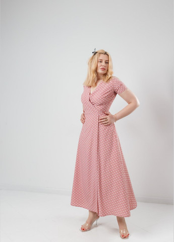 Пудрова літня сукня в підлогу Fashion Girl