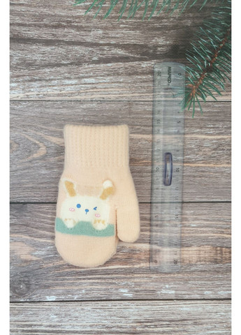 Подвійні рукавички для дівчаток 2-4 роки No Brand (360534163)