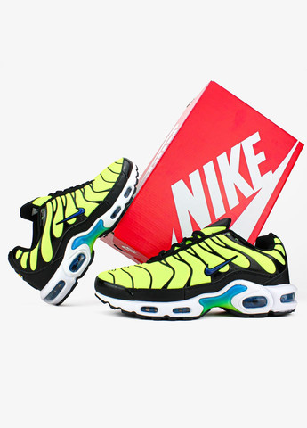Желтые демисезонные кроссовки мужские nike air max tn plus yellow \ найк аир макс тн плюс жёлтые No Brand