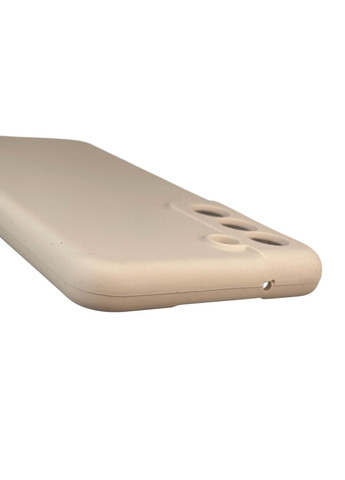 Чехол для Galaxy S21 FE (SM-G990B) силиконовый с микрофиброй нескользящий на самсунг с21 фе пудровый Samsung (366388352)