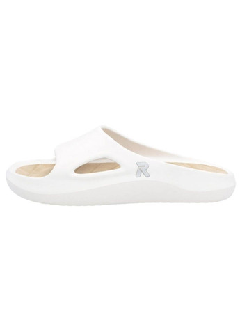 Белые шлепанцы Rieker