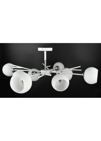 Люстра потолочная на 8 лампочек 27079 Белый 34х85х85 см. Sunnysky (324395927)