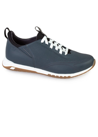 Синие демисезонные кроссовки мужские бренда 9200437_(2) ModaMilano