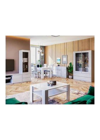Стіл столовий 120х65 см Roma Білий Глянець MiroMark (301482462)