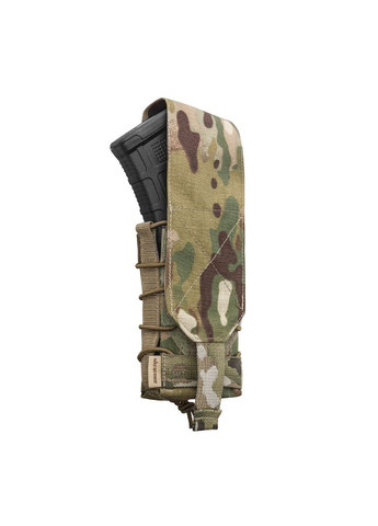 Одинарный закрытый подсумок с клапаном под магазин АК/АR. Мультикам. Ukrarmor (333721734)