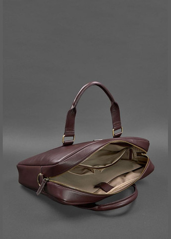 Кожаная сумка для ноутбука и документов бордовая (A-027193) BlankNote (327874135)