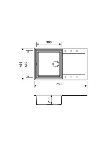 Кухонна мийка Adamant (370619184)