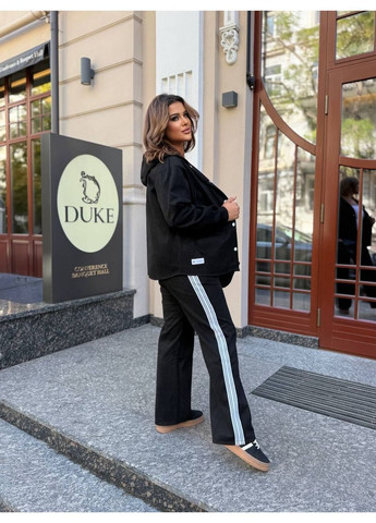 Костюм (кофта, брюки), цвет Черный Fashion (362415439)