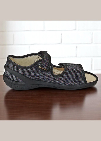 Ортопедичні текстильні босоніжки на липучках відкриті тапочки капчики для хлопчика Валді Waldi (333339246)