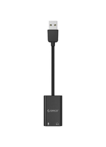 Зовнішня звукова карта USB Sound Card Adapter SKT2-BK Black Orico (300524058)