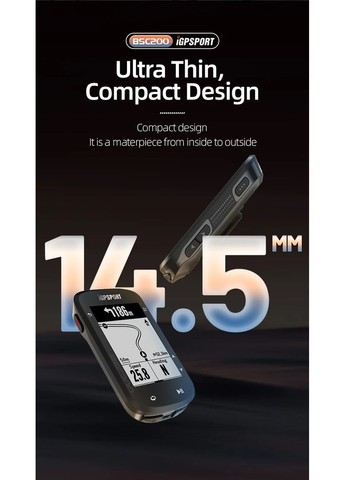 Велокомп'ютер Igpsport BSC200 (352771370)
