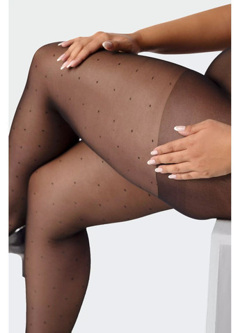 Колготки великого розміру з принтом Dots Right 30 Mona (349500543)
