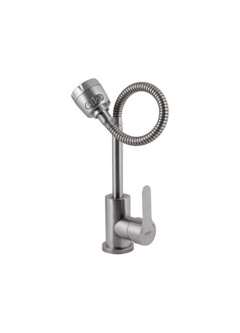 Смеситель для кухни Pure 015F41 с гибким изливом Nickel BRIPUR015F41NKL Brinex (397564881)