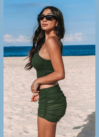 Темно-зеленый летний купальник CUPSHE