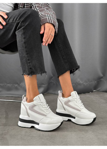 Стильні жіночі кросівки No Brand білі демісезони (362648088)