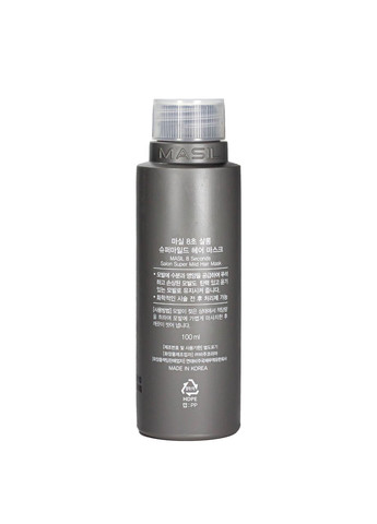 Восстанавливающая маска для поврежденных волос 8 Seconds Salon Super Mild Hair Mask 100 мл MASIL (314806977)