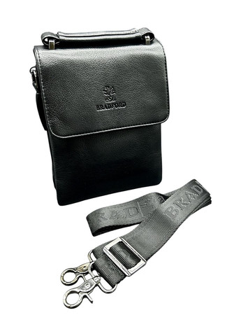 Чоловіча сумка з еко-шкіри Bradford ST9885-1 чорна 21 x 16,5 x 5,5 No Brand (371682209)