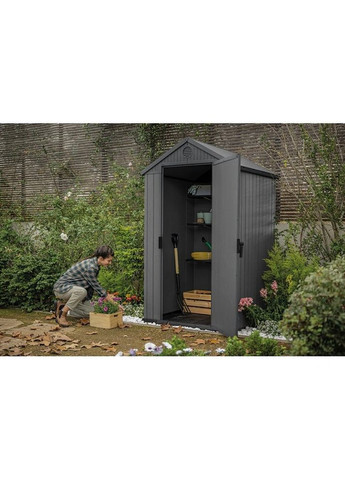 Садовий будиночок Darwin 118 х 117 см сірий 259005 Keter (330253826)