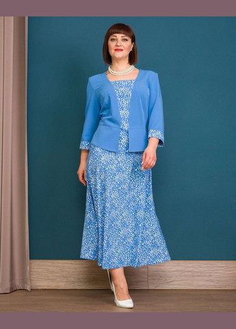 Блакитна плаття 14460-10 Alenka Plus