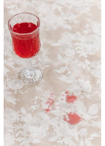 Скатертина непромокаюча Алюр 136х180 см Бежевий (8062) Прованс (361785135)