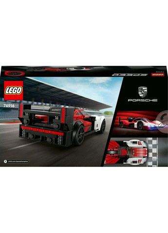 Конструктор Speed Champions Porsche 963 280 деталей (76916) Lego (281425548)