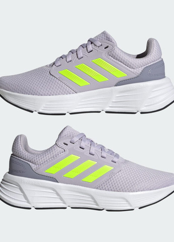 Фіолетові всесезонні кросівки для бігу galaxy 6 adidas