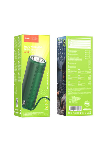 Портативна колонка HC11 Bora sports BT speaker Dark Green Hoco (300677895)