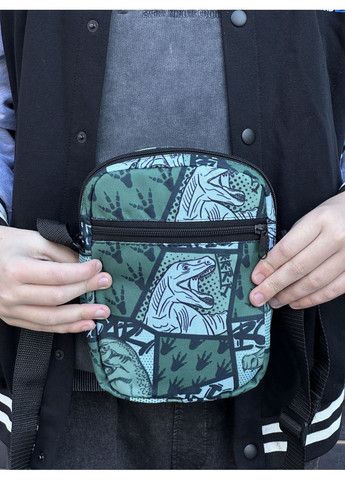 Сумка через плече молодіжна для хлопця підлітка з драконами No Brand (350613496)