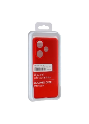 Чохол Liquid Silicone (AA) Full Camera для Xiaomi Poco F6/Turbo 3 14.Red No Brand Xiaomi Redmi Turbo 3,Xiaomi Poco F6 (336151122)