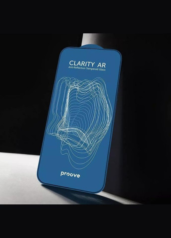 Защитное стекло Clarity AR для Phone 16 Pro Max с сеткой для защиты динамика black Proove (337348386)