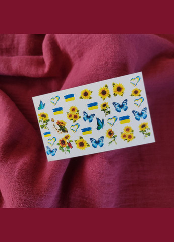 Патриотические слайдеры для ногтей No Brand Слайдери (323659074)