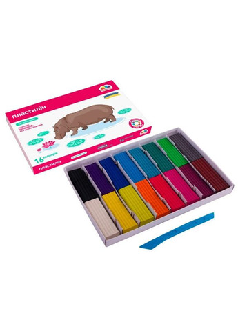 Набор для лепки пластилин "Восторг" 200314, 16 цветов ГАММА'UA (326067569)