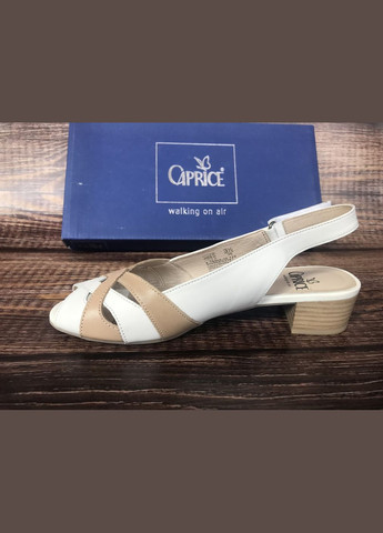 Шкіряні жіночі босоніжки, вироблені в Німеччині Caprice (308859560)