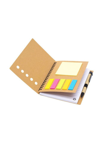 Блокнот В6 на спіралі JX002 з набором стікерів та ручкою Bambi (301086590)