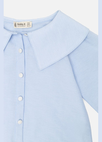 Блуза з довгим рукавом для дівчинки колір блакитний ЦБ-00243482 Bobby (292251945)