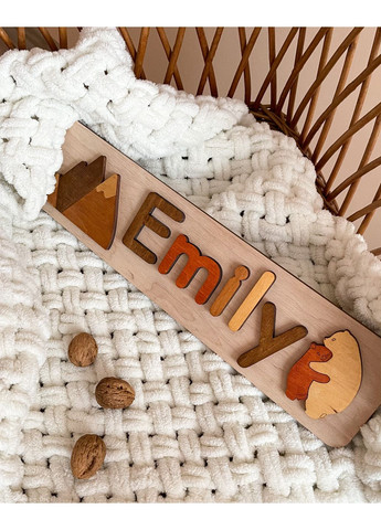 Пазл із ведмедиком іменний WittleWood (369778916)