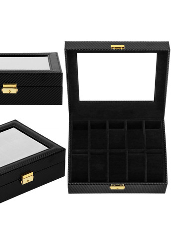 Скринька (органайзер) для зберігання годинників 25 x 20 x 8 см Springos ha1057 (290254612)