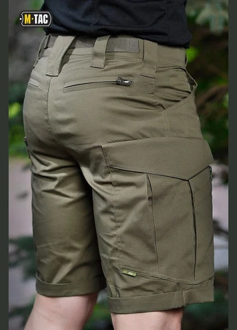 Військові чоловічі тактичні шорти Rip-Stop хакі Conquistador Flex Dark Olive S M-TAC (344464690)