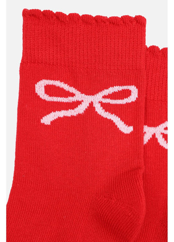 Красные носки средние для девочки цвет красный cb-00285587 Yuki (365795261)