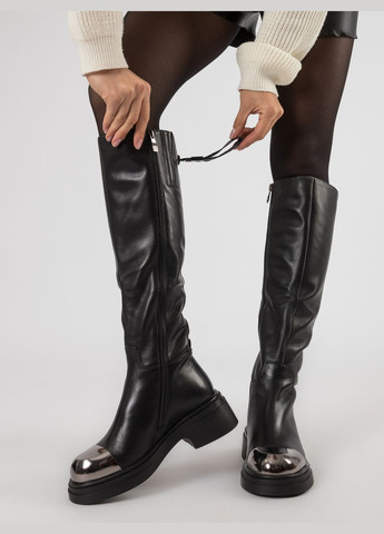 Черные осенние ботфорты (1720ц) Mantyyra