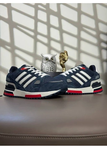 Цветные кроссовки navy red white No Brand ZX 750