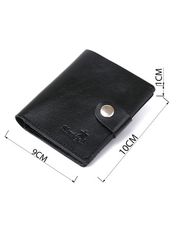 Практичне чоловіче портмоне 16502 Чорний Shvigel (329149802)