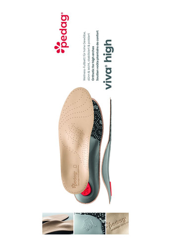 Ортопедична каркасна устілка-супінатор (високе поздовжнє склепіння) Viva® High 189 ( ) Pedag (331164999)