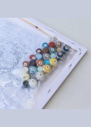 Картина за номерами пейзаж 40х50 Картини по цифрах на полотні Старий човен Картини малювати за номерами GX45786 Rainbow Art (308988438)