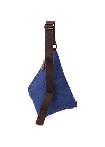 Сумка слинг мужская через плечо с синим текстилем 22199 Vintage (362417861)