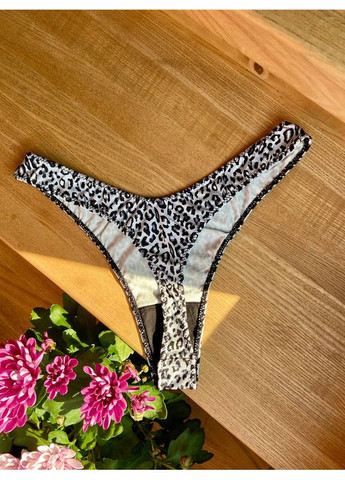 Женские стринги из эластичной микрофибры набор 2 шт No Brand Стрінги (360804716)